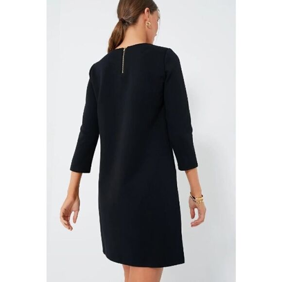 Tuckernuck Black Francoise Mod Mini Dress NWT Sz. L - Picture 3 of 9